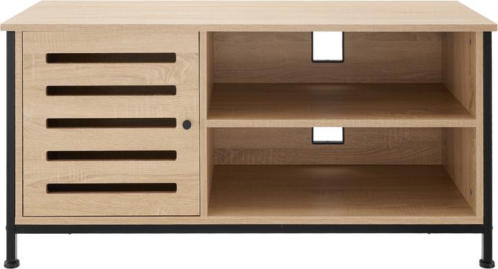 Actual product image tectake TV cabinet Galway | W110 x D41.5 x H50.5 cm with 3 sections (41.50 x 110 x 50.50 cm)