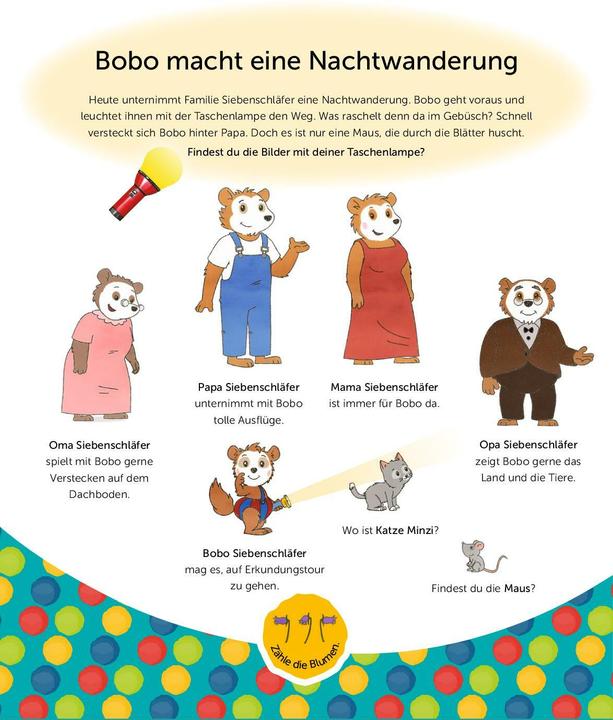 Produktbild Bobo Siebenschläfer - Mein Taschenlampenbuch (Deutsch, Svenja Dieken, 2024)