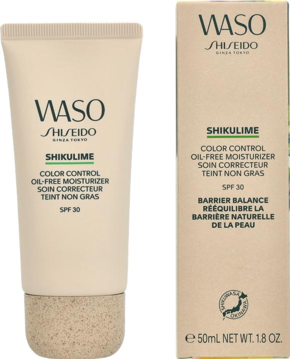 Immagine prodotto Shiseido Waso - Shikulime Color Control Crema idratante priva di olio (50 ml, Crema da giorno, SPF 30)