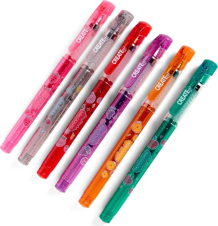 Create It! Tattoo-Gelstifte, 6 Stück.