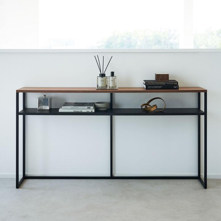 Produktbild Yamazaki Konsolentisch mit Regal TOWER (126 x 20.5 x 65 cm)