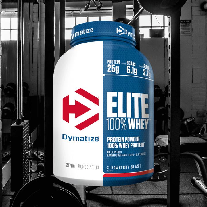 Actual product image Dymatize Elite Whey Protein (Strawberry, 1 pcs., 2170 g)