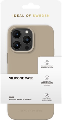 Actual product image iDeal Of Sweden Designer Silicone Cover beige (Apple iPhone 14 Pro Max)
