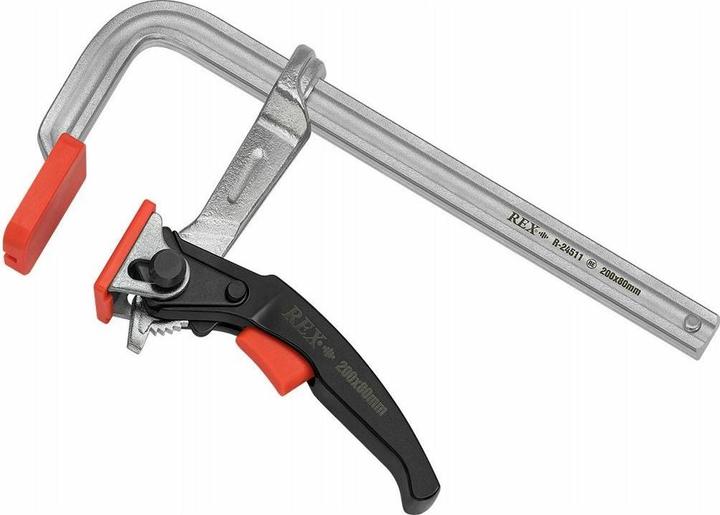 Actual product image Artpol ŚCISK STOLARSKI 80x 200mm STALOWY KUTY + ZAPADKA (16000 mm)