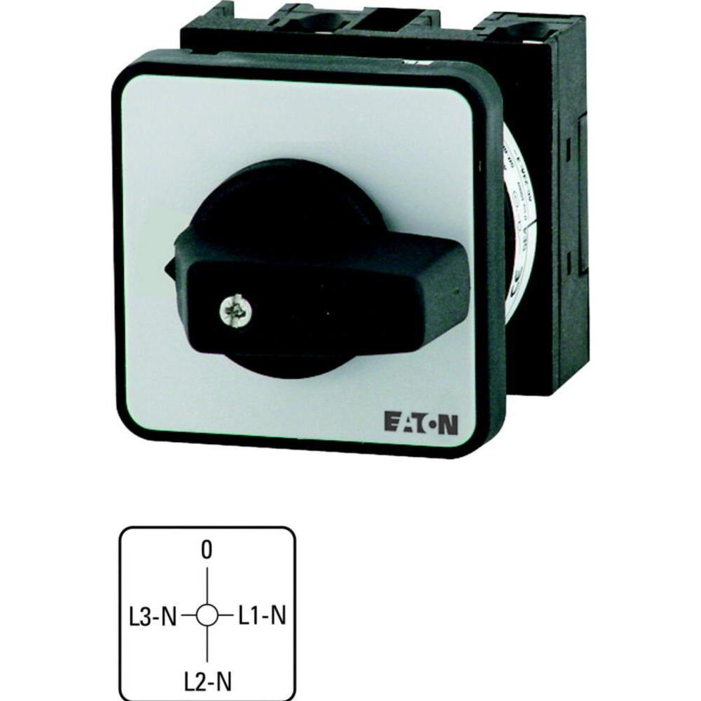 Eaton, Systemstromversorgung, Spannungsmesserumschalter, T0, 20 A, 11314