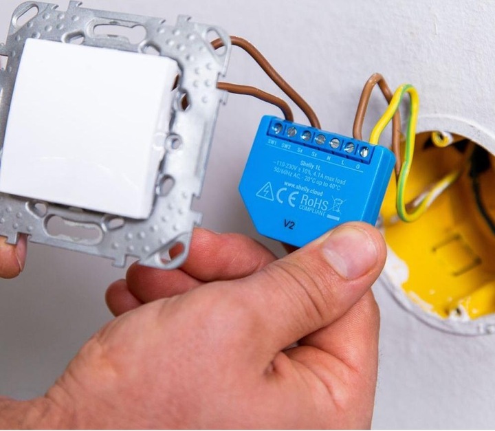 Immagine prodotto Shelly Attuatore interruttore WLAN 1L relè WiFi