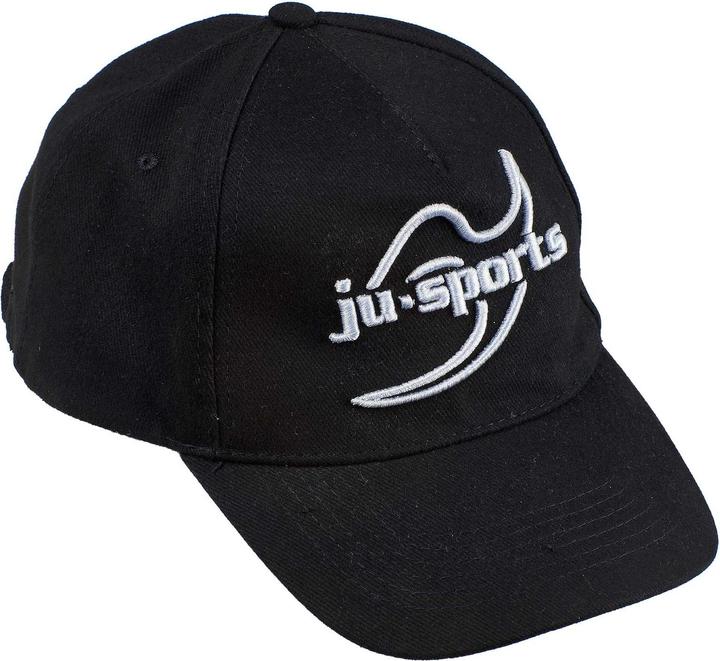 Actual product image Ju-Sports Five Buckle Logo Cap 3D black