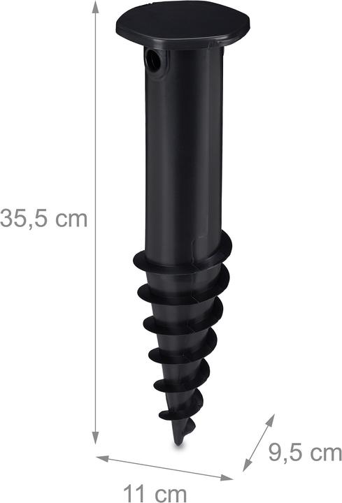 Actual product image Relaxdays Ground sleeve