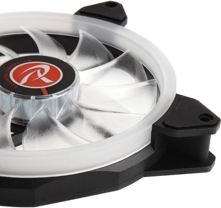 Produktbild Raijintek IRIS 14 Rainbow RGB LED-Lüfter, 2er Set inkl. Controller (140 mm, 2 x)