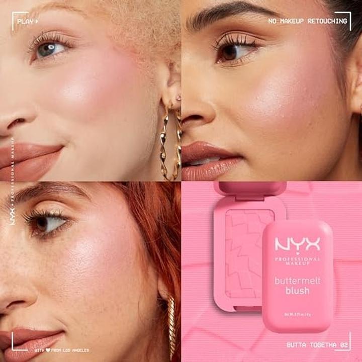 Actual product image NYX Professional Make-Up Nyx Powder Blush (02 Butta Together)