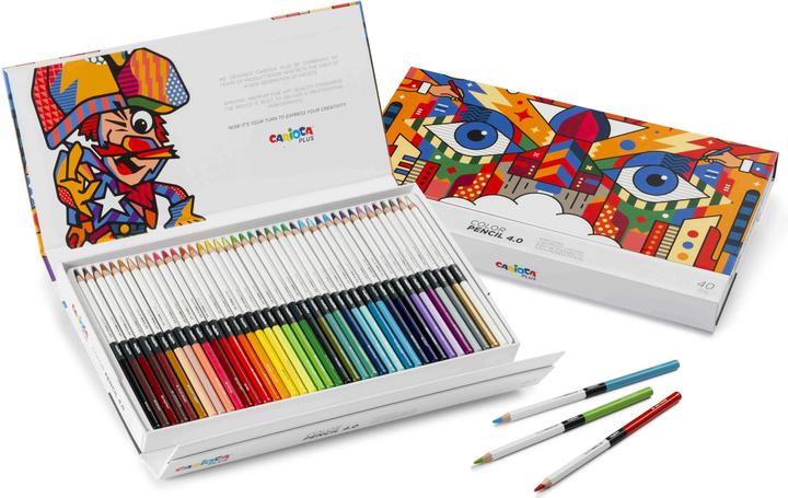 Produktbild Carioca Plus - Colored pencils 4mm, 40 pcs (809308) (40x)