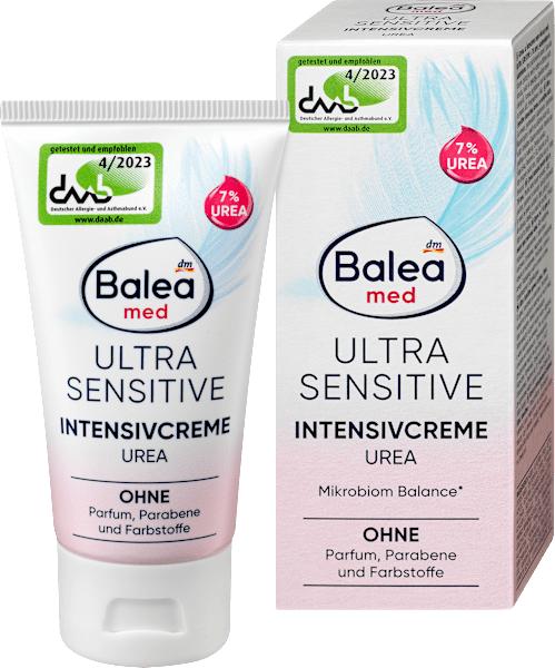 Produktbild dm Balea MED Intensivcreme Urea Ultra Sensitive (50 ml, Tagescreme)