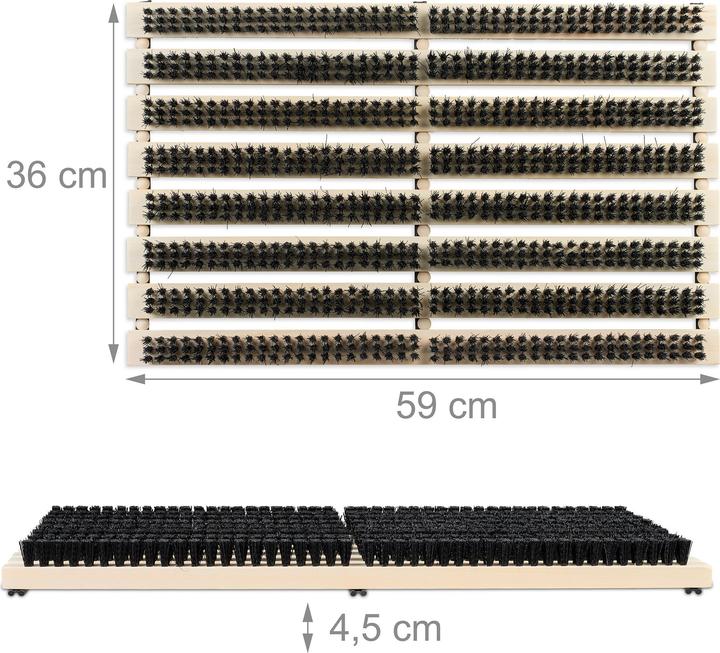 Image du produit Relaxdays Grattoir à chaussures (36 x 59 cm)