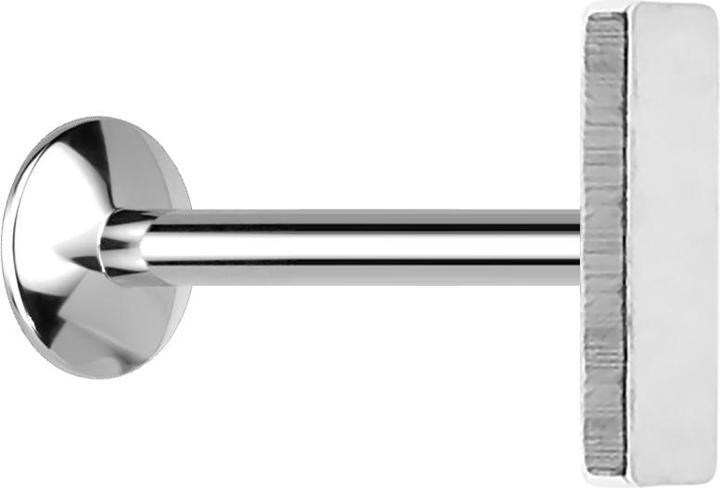 Immagine prodotto Star Piercing Micro UFO Labret filetto interno argento con barra (senza ottone, Acciaio chirurgico 316L)