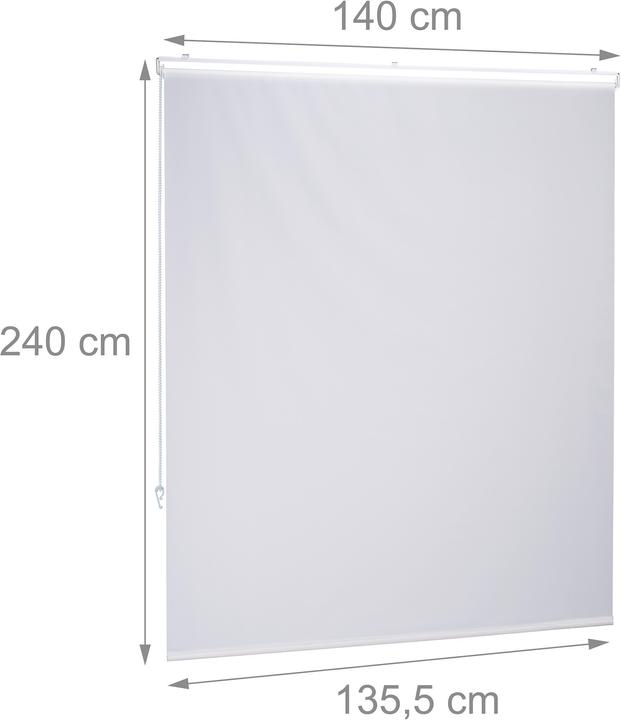 Produktbild Relaxdays Duschrollo (140 x 4.5 x 240 cm)