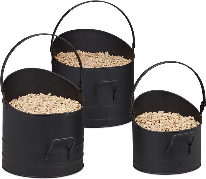 Produktbild Relaxdays Pelleteimer