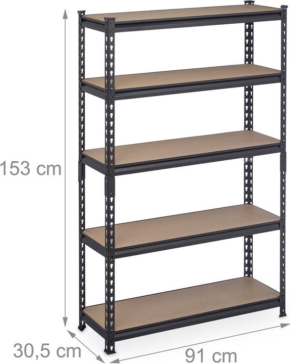 Produktbild Relaxdays Schwerlastregal