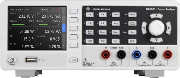 Produktbild Rohde & Schwarz R&S NPA501, 1-Phasen DC-Netzanalys