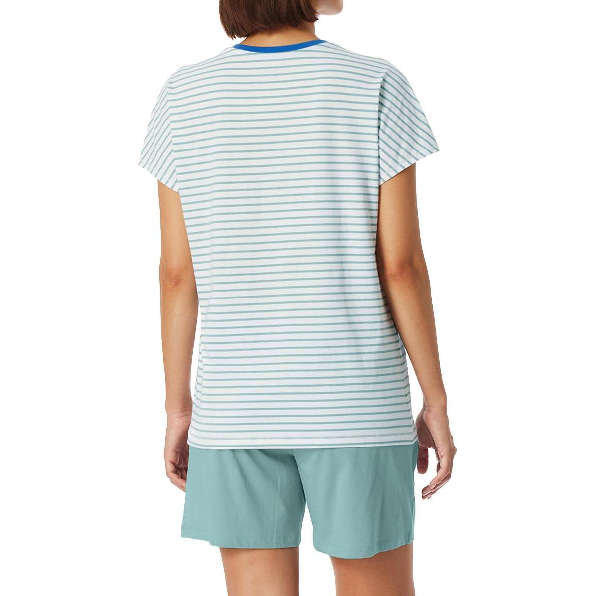 Thumbnail - Schiesser, Damen, Pyjama, Pyjama Casual Essentials, Grün, (36)