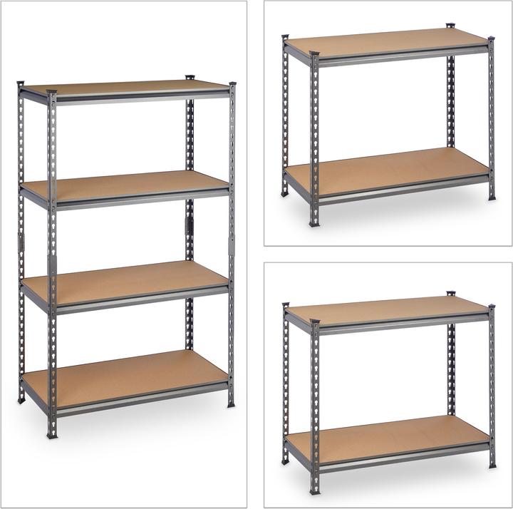 Actual product image Relaxdays Heavy duty shelf
