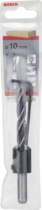 Actual product image Bosch Professional Zubehör Wood twist drill with 90° countersink, 10 mm, 20 mm (10 mm)