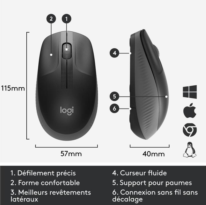 Productafbeelding Logitech M190 (Draadloze)