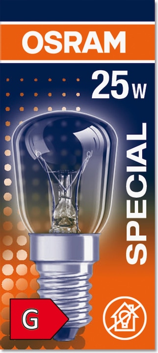 Actual product image Osram Fridge lamp T (E14, 25 W, 160 lm, 1 x, G)