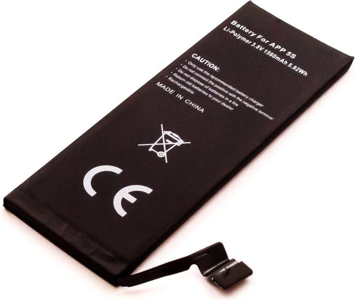 Productafbeelding AGI 31187 - Batterij - Apple - iPhone 5C - Zwart - Lithium Polymeer (LiPo) - 1500 mAh