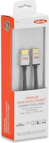 Actual product image ednet HDMI (Typ A) — HDMI (Typ A) (2 m, HDMI)