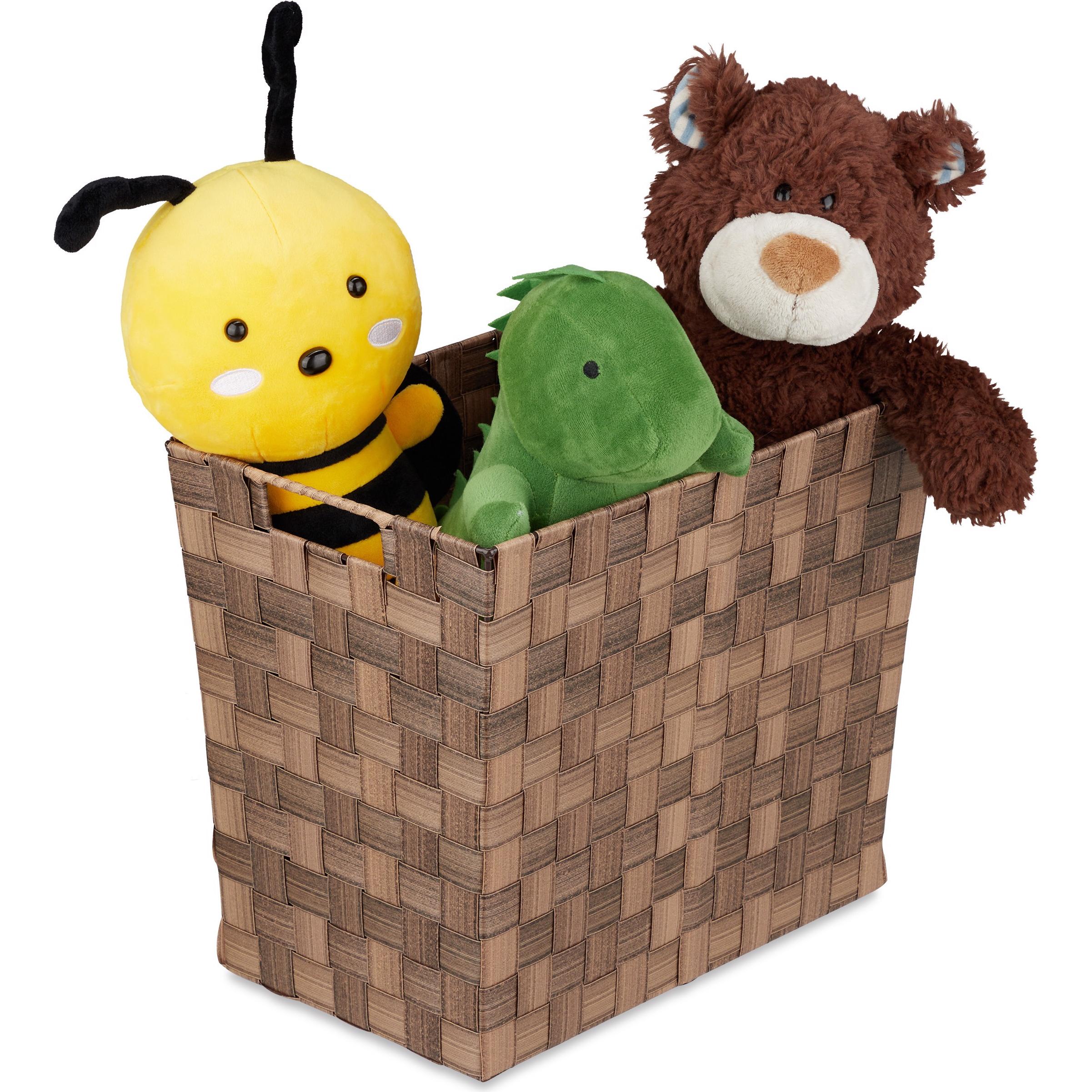 Relaxdays, Aufbewahrungskorb, Aufbewahrungskorb (1 x, 36 x 23 x 30 cm)