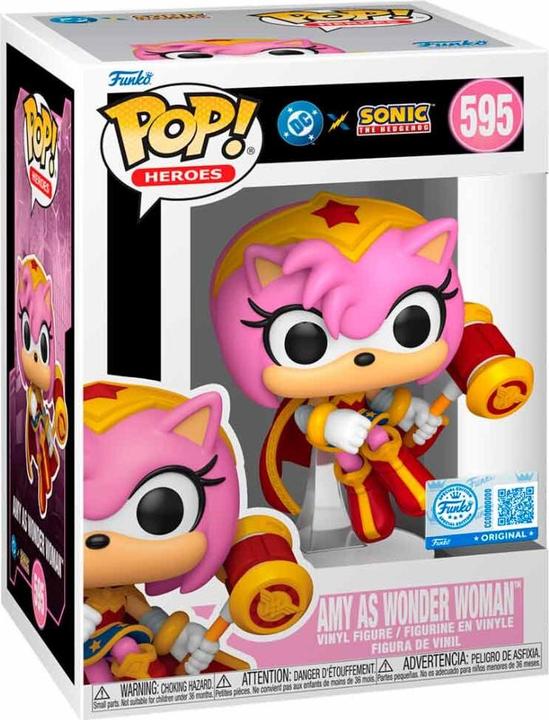 Produktbild Funko Sonic X Justice League of America - 595 - Amy as Wonder Woman POP Games