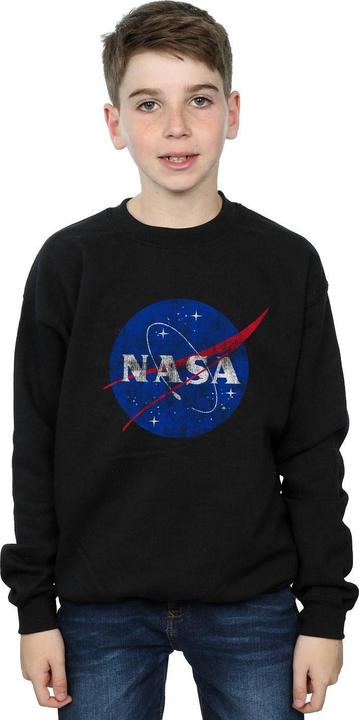 Produktbild Nasa Classic Insignia Logo Distressed Sweatshirt Jungen (152, 158)