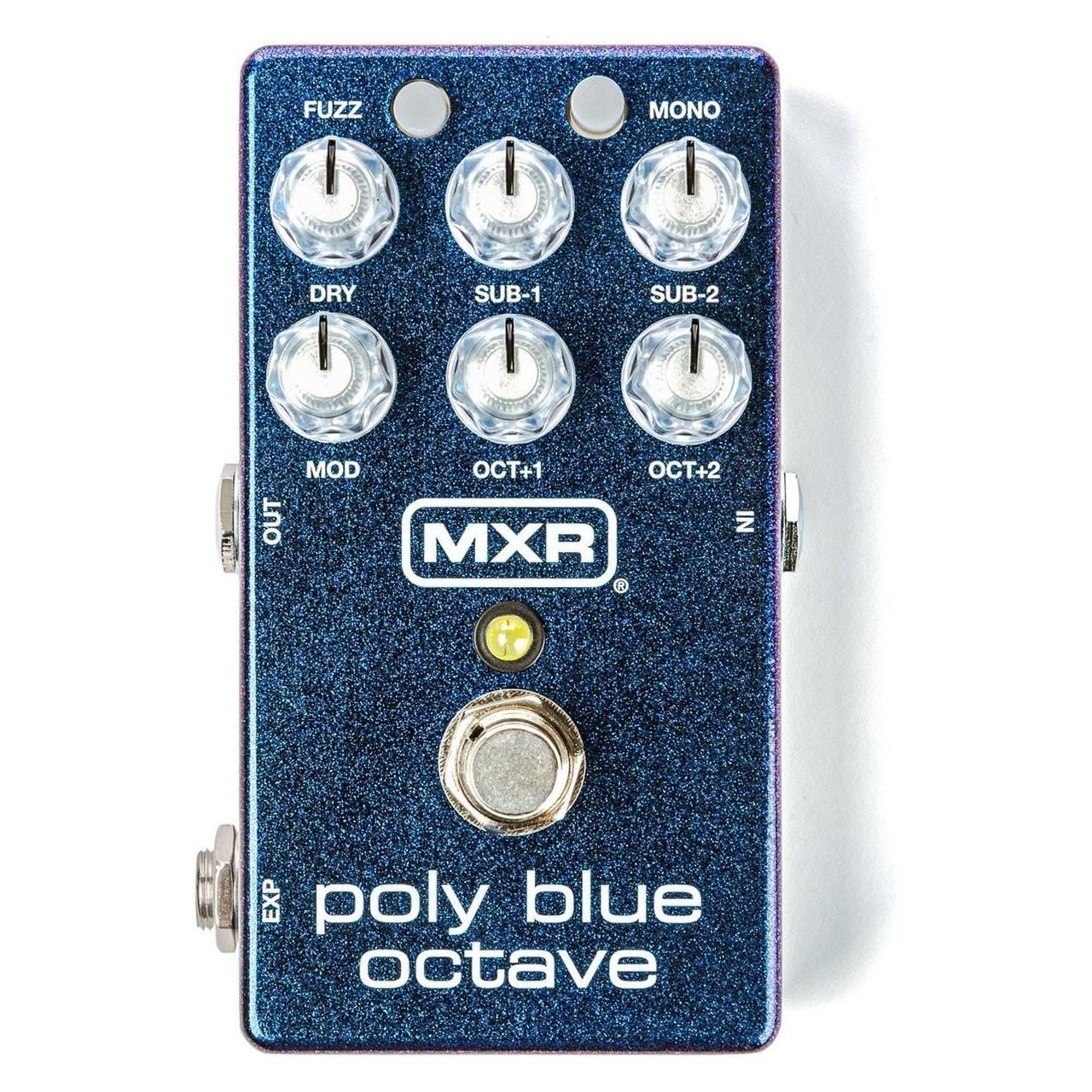 Mxr Poly Blue Octave -efektipedaali (Gitarre), Effektpedal, Blau