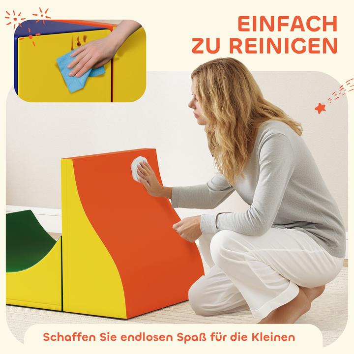 Produktbild Aiyaplay Schaumstoffbausteine Kunstleder, EPE Schaumstoff Gelb