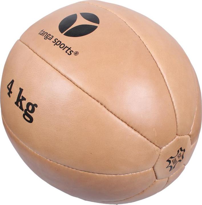 Image du produit Tanga Sports Médicine-ball en cuir, 4 kg (4 kg)