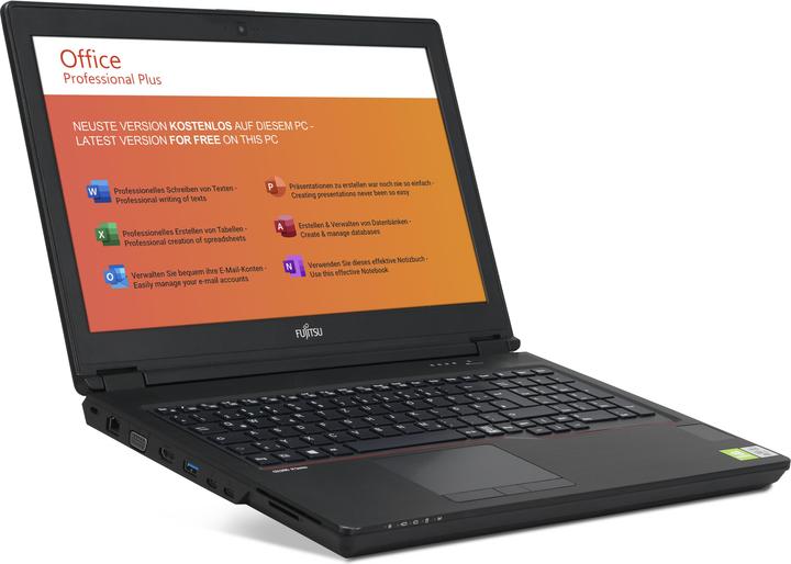 Fujitsu Celsius H7510 CAD Workstation (32 GB, 15.60", 512 GB, Germania, A / Come nuovo)