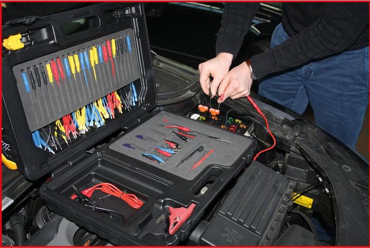 Actual product image KS Tools Kit de câbles de test et de mesure 12/24V Master diagnostics, 92 pcs (92 pieces)