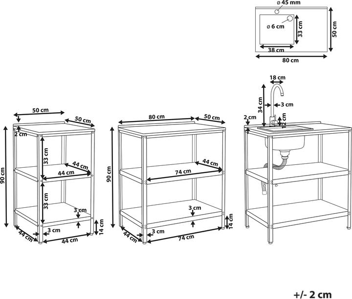 Nutritional values and ingredients Beliani Vilama