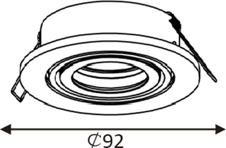 Actual product image Lucide tube (GU10)