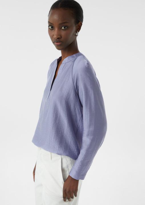Actual product image Comma Bluse Strukturierte Tunikabluse aus Lyocellmix (42)