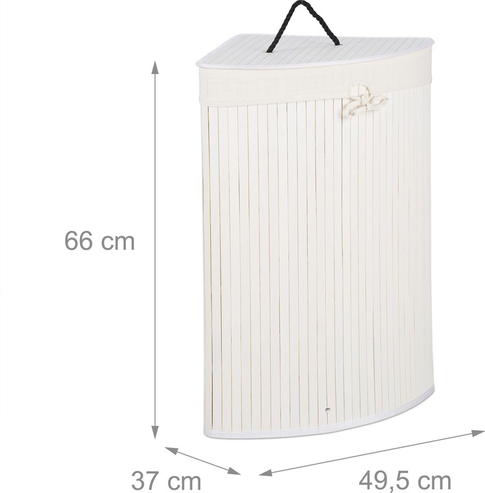 Produktbild Relaxdays Eckwäschekorb (60 l)