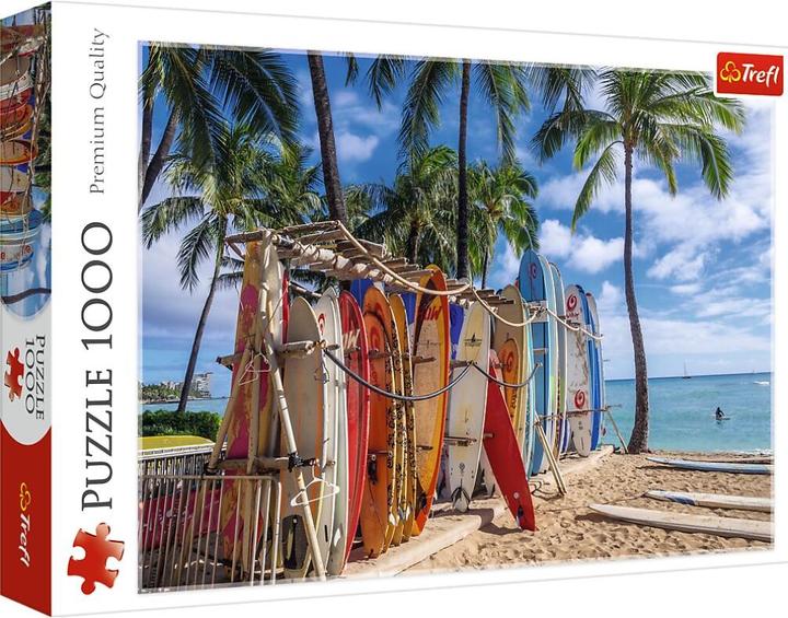 Produktbild Trefl Puzzle 1000 Teile Waikiki Beach Hawaii (1000 Teile)