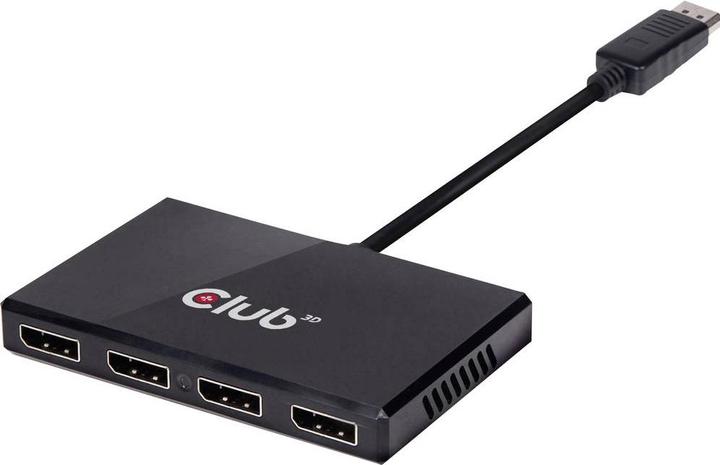 Club 3D Multi Streaming Transport Hub 1xDP - 4xDP (DP, 6.50 cm)