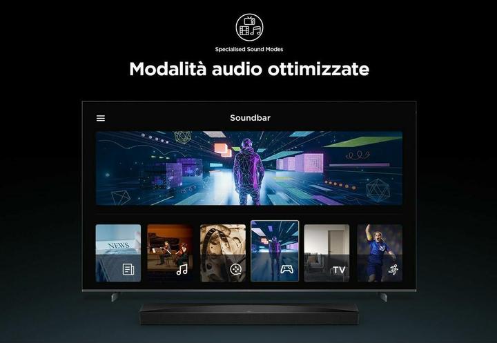 Actual product image TCL Q75H Q Class 5.1.2 Channel Sound Bar with Dolby Atmos, Ray Danz Technology, and Wireless Subwoofwer (620 W, 5.1.2 Channel)