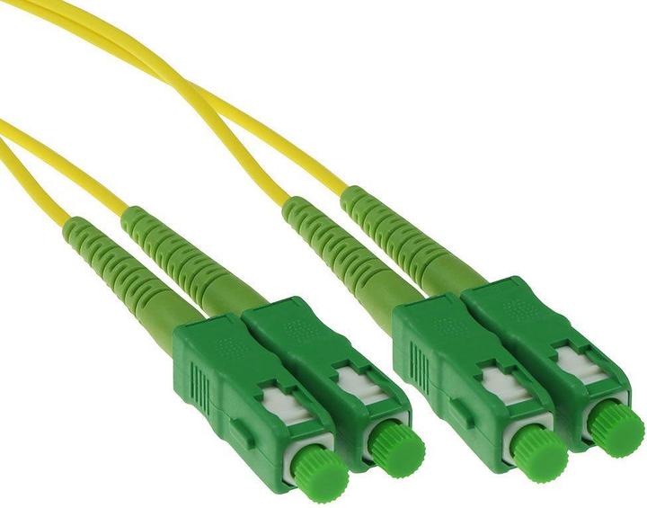 Produktbild ACT 2 meter LSZH Singlemode 9/125 OS2 fiber patch cable duplex with SC/APC connectors (2 m)