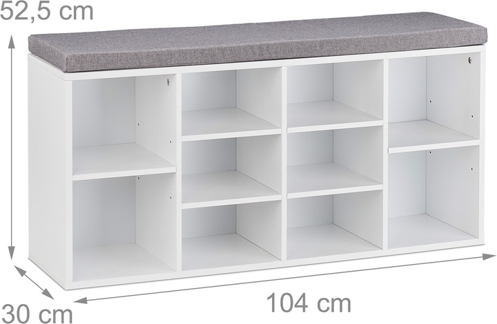 Actual product image Relaxdays Cal (104 x 30 x 52.5 cm)