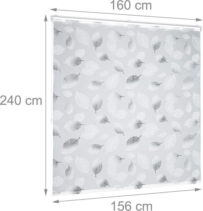 Actual product image Relaxdays Shower roller blind (160 x 240 cm)