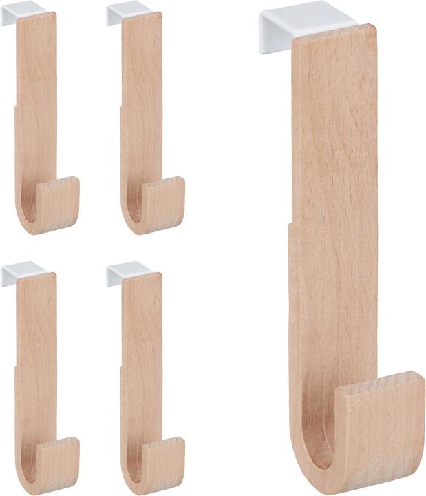 Relaxdays Door hook set of 5