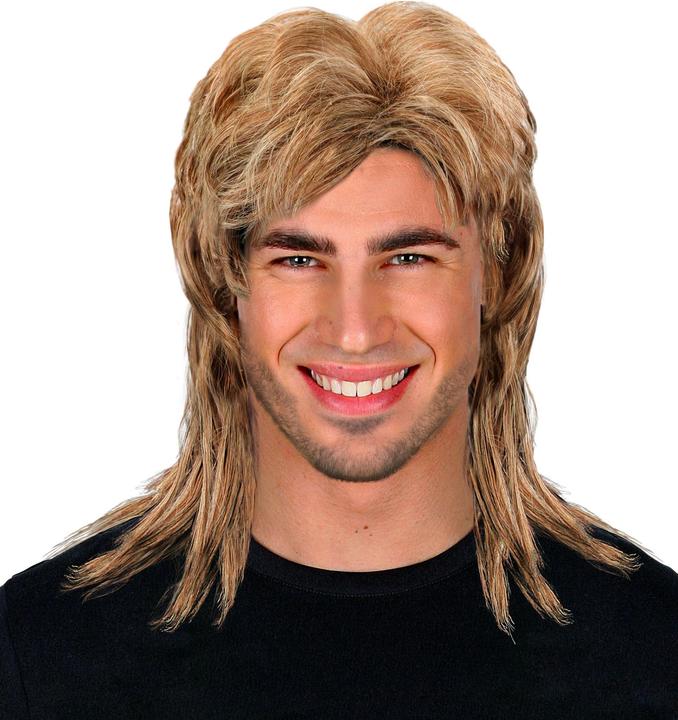 Produktbild Widmann Blonde 80er Vokuhila Perücke