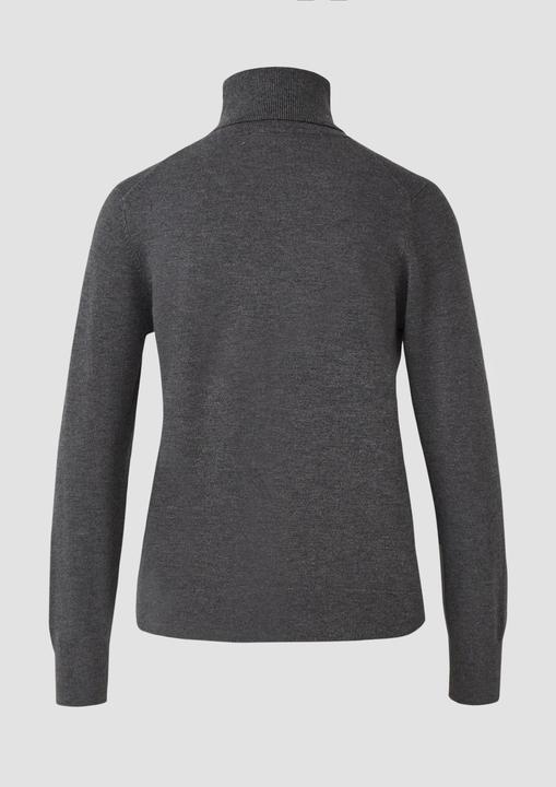 Produktbild S.Oliver Strickpullover Rollkragenpullover aus Viskosemix (48)